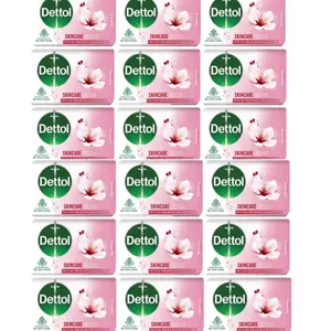 Dettol Antibacterial Body Soap 4, 6, 12, 24 or 48 Count - original/ skin care /fresh Formula for Hygiene and Skin Care Cleanser Cleansing