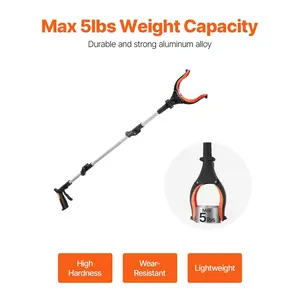 Reacher Tool 43" Heavy Duty Long Grabber Tool Foldable Pick Up