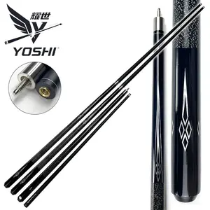 Classic Carbon Fiber Pool Cue Stick Billiards 1/2 Split Pool Cue with 13mm Multi-layer Tip for Game Room, Best Gift for Father's Day/Birthday