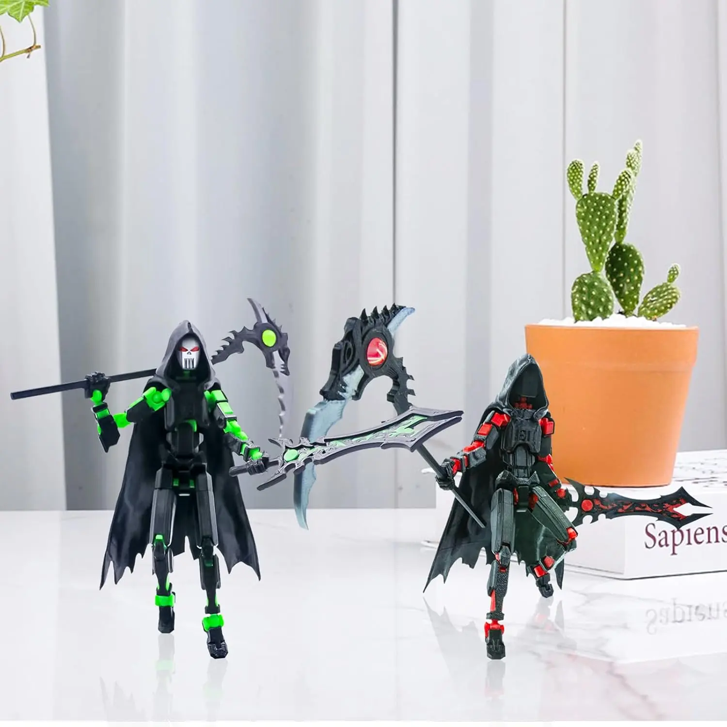 T13 Action Figure - Multi-Jointed Poseable Collectible with Spear T13 Action Figure - Multi-Jointed Poseable Collectible with Spear