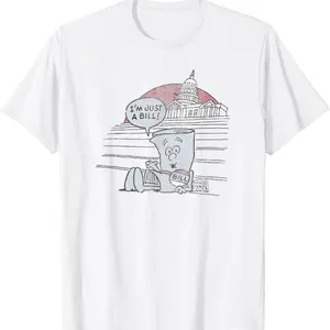 Ripple Junction x Schoolhouse Rock I’m Just A Bill Capitol T-Shirt Crewneck Menswear Top Black Breathable Tee