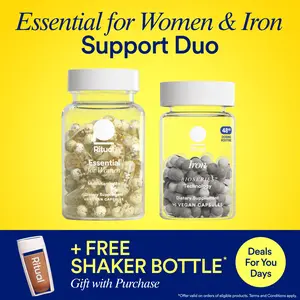 Ritual’s Multivitamin & Iron Support Duo with Ritual’s New 48-Hour Iron BioSeries and Essential Multivitamin for Women 18+ to Support Foundational Health*, 30 Days Supply