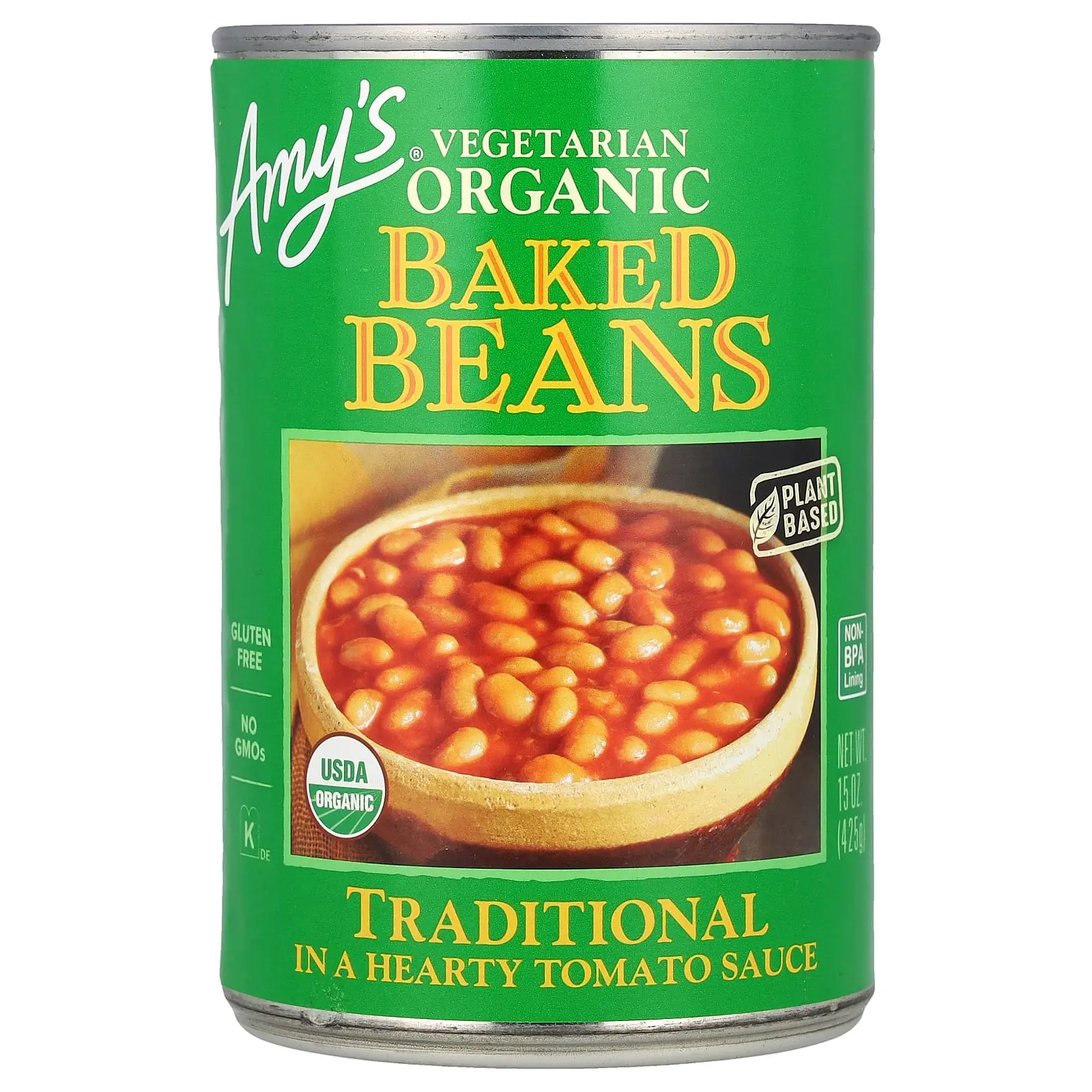 Amy's Organic Vegetarian Baked Beans, Traditional, 15 oz (425 g) Amy's Organic Vegetarian Baked Beans, Traditional, 15 oz (425 g)