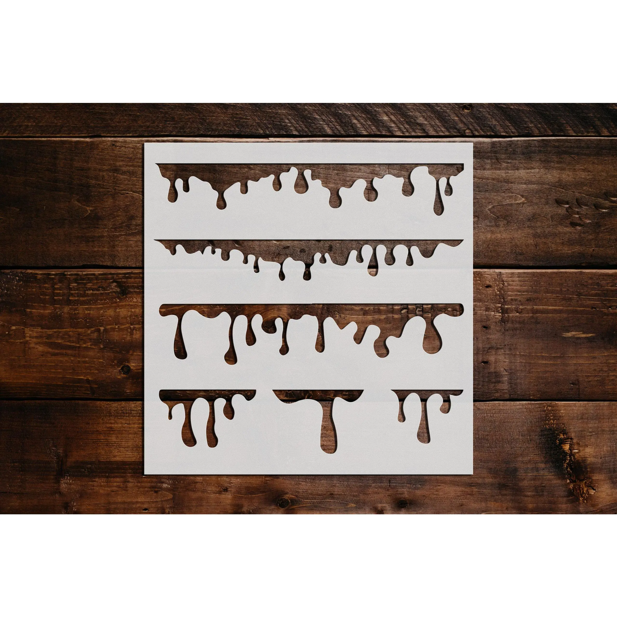 Paint Drip Stencil - Art and Wall Stencil