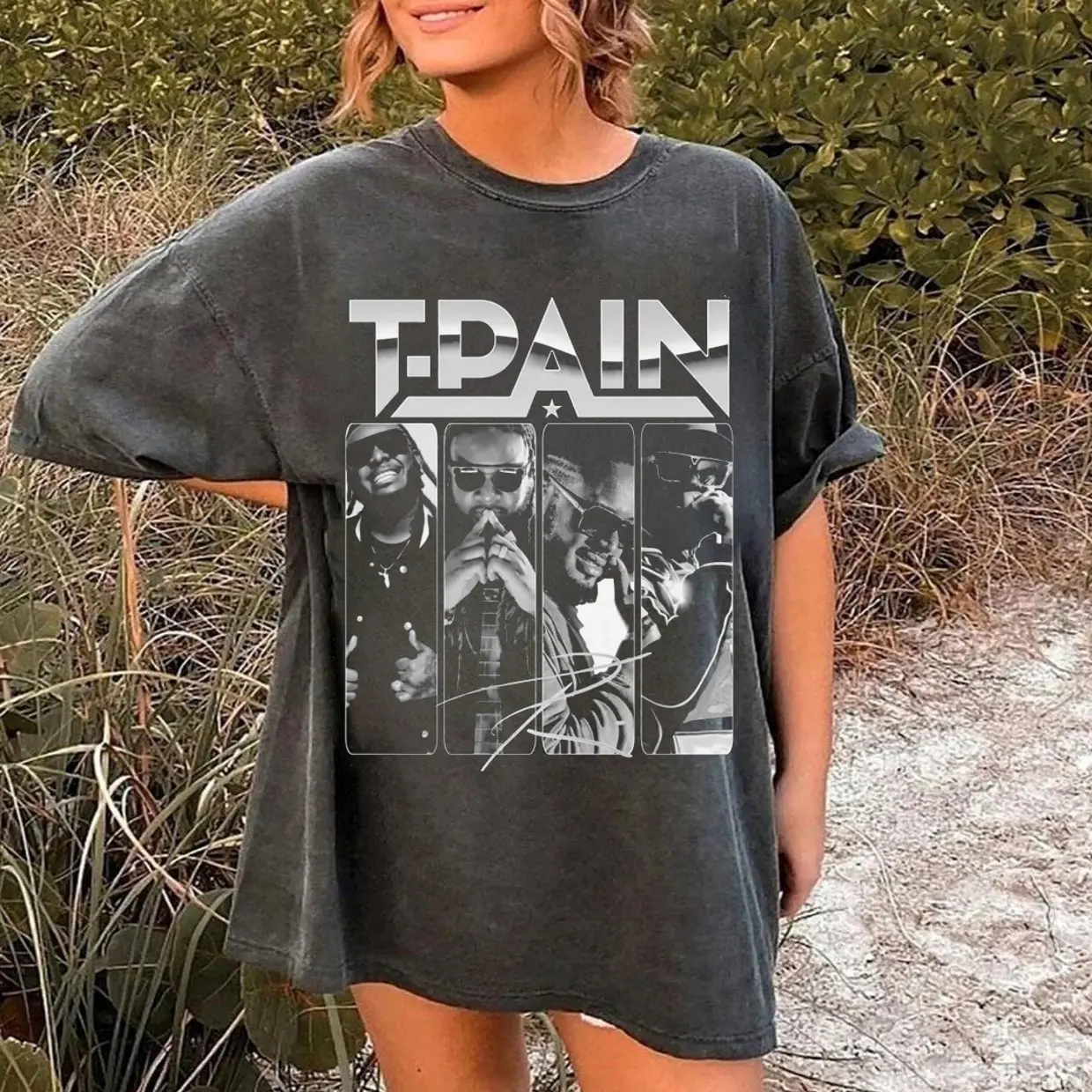 Hip Hop Merch T-pain XX Anniv T Shirt, Retro Hip Hop Vintage Music