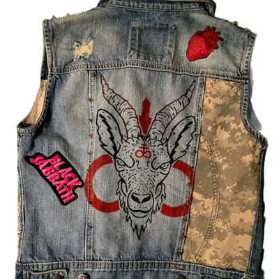 Red Battle Jacket Spikes Oversized Battlejacket TikTok Shop