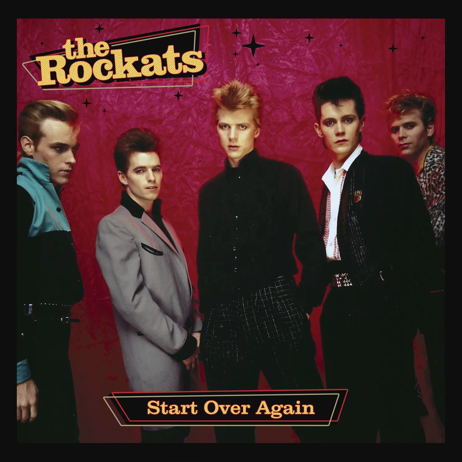 The Rockats - Start Over Again Cleopatra Rock Music 2024 Reissue LP Vinyl Record with English Lyrics & Full Tracklist