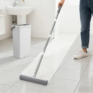 Mop and Bucket with Wringer Set, TikTokShopBlackFriday, Self-Squeeze Sponge Mop with Bucket, Works on All Floor Types for Hassle-Free Cleaning