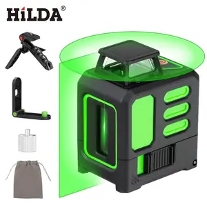 2026 New Model 5-Line Green Laser Level,Automatic Leveling + Magnetic Base, 360° Wire Casting Without Dead Angles, A Specialized Tool for Construction & Decoration, Self Leveling Laser