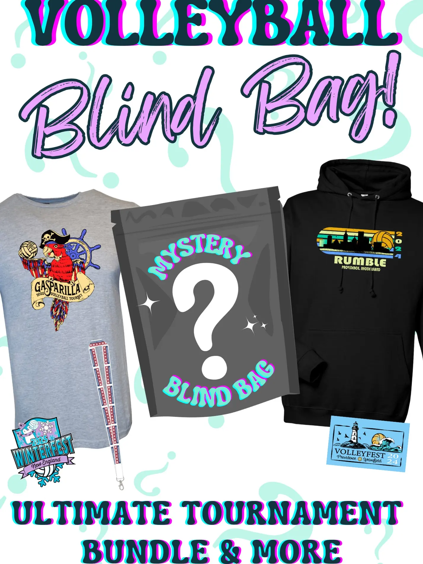 Mystery Grab Bag Volleyball Tournament Bundle