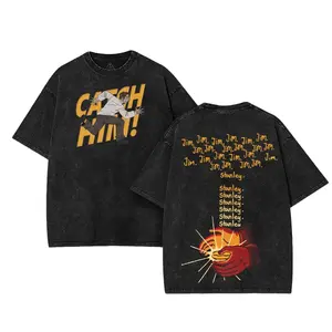 The Stanley Parable Game Washed Tshirt 2 Sided soft cotton unisex gift retro Black game merch  Menswear Tops clothing merch