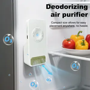 USB Smart Odor Purifier, Ozone Sterilization, Deodorizing Function for Refrigerator, Car, Shoe Cabinet & Bathroom