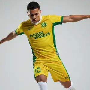 CIKERS Custom Required! Radiant Series Custom Soccer Jersey Sublimation Personalized Soccer Team Jersey, Custom Soccer Shirts Uniform with Name, Number, Team Badge, Gifts for Soccer Lovers