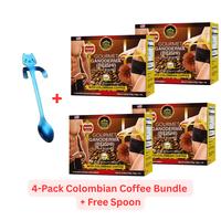 4-Pack 4in1 Colombian Coffee Bundle + Free Spoon