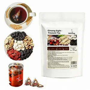 Organic Ginseng-Eight Treasure Tea Kidney Tea Formula Natural Herbal Scented Tea Reddate Wolfberry Mulberry Natural Herbal Beverage