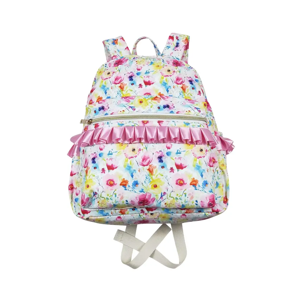 Fashionable Lightweight Yellow Floral Kids' Backpack, Model BA0174, Size 10*13.9*4  in, Backpack Kid, Kid Backpack - TikTok Shop