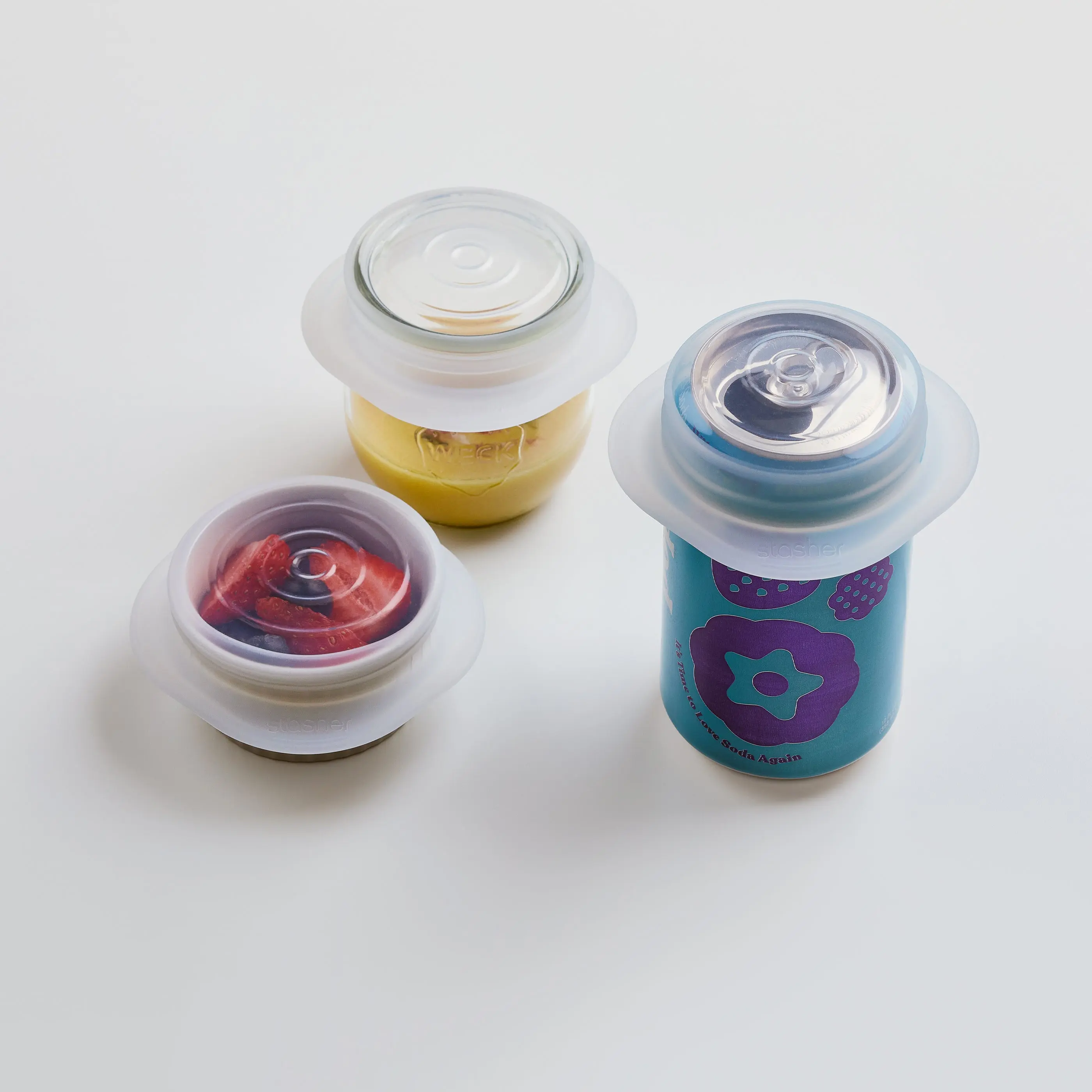 Small Circle Stretch Lids 3-Pack Small Circle Stretch Lids 3-Pack