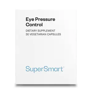 SuperSmart - Eye Pressure Control (Patented Ingredients) - with Mirtoselect Bilberry Extract & Pycnogenol Pine Bark Extract - Eyes Supplement | Non-GMO & Gluten Free - 30 Vegetarian Capsules