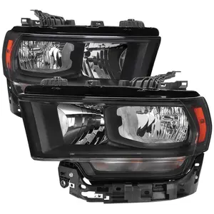 2019-2024 Dodge RAM 2500/3500/4500/5500 Factory Style Headlights (Matte Black Housing/Clear Lens)