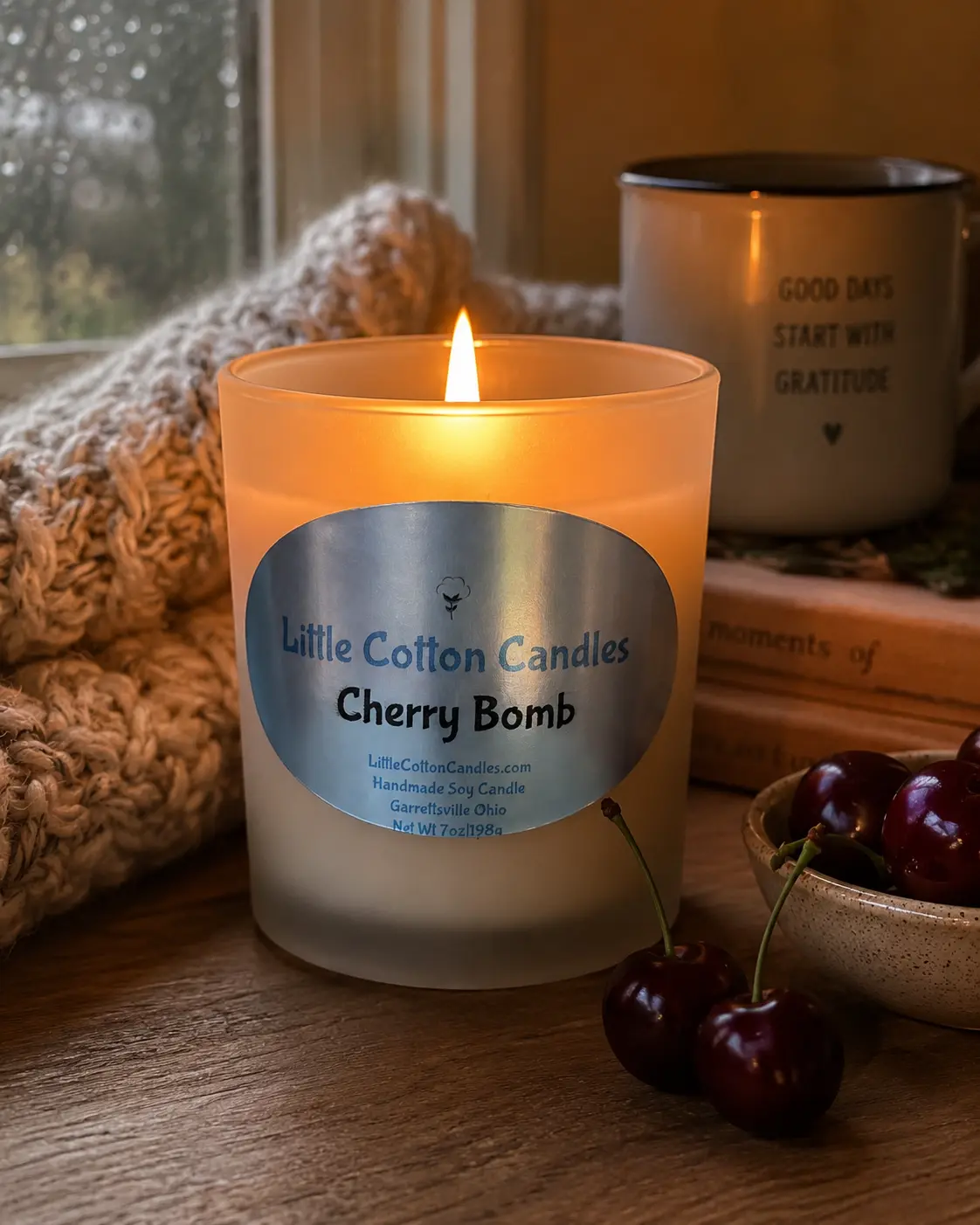Cherry Bomb Soy Candle 🍒