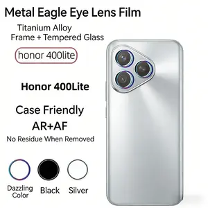3pcs Honor400lite Lens Film Metal Eagle Eye HD Protection Sticker, High Clarity Glass Lens Protector, Durable Camera Accessory