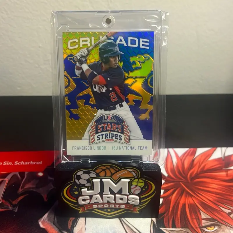 CRUSADE USA Stars & Stripes Francisco Lindor 10U National Team Trading Card Collectible