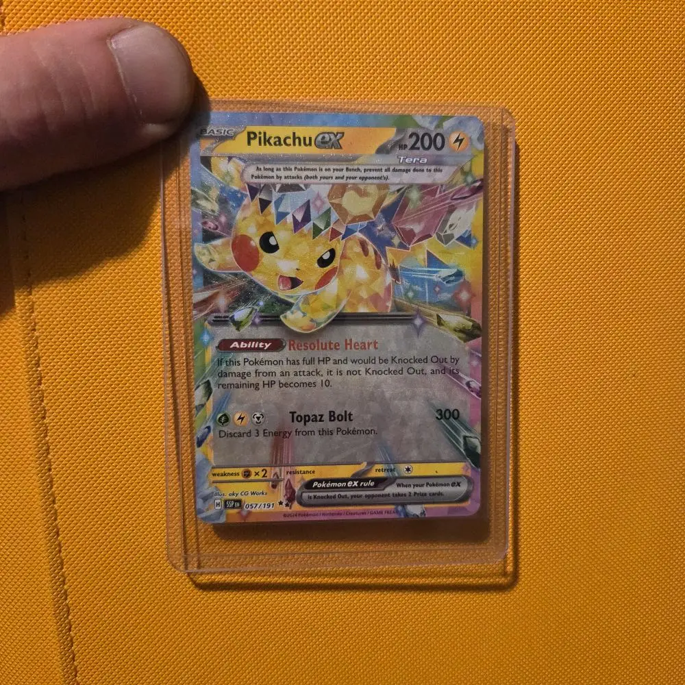 Pikachu EX Trading Card, 057/191 Collection Card for Pokémon TCG Enthusiasts