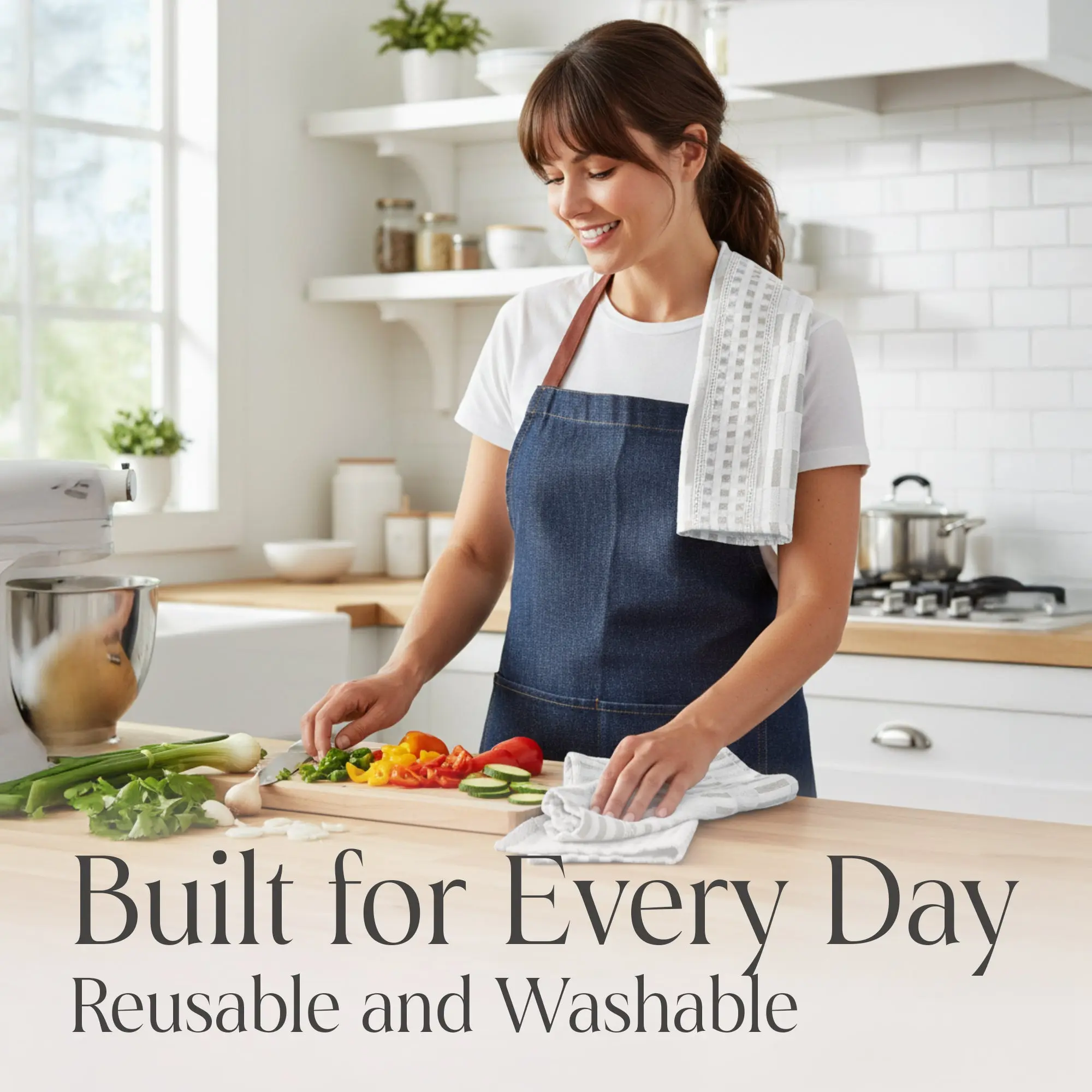 100% Organic Cotton Kitchen Towels