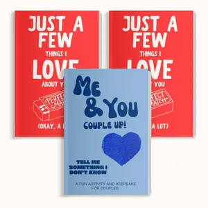 3 PACK: 1 Me & You: Couple Up! Tell Me Something I Don't Know + 2 Just A Few Things I Love About You (Okay, A Lot)