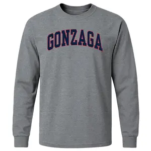 Gonzaga University Classic Long Sleeve T-Shirt (Charcoal Grey)