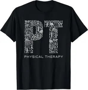 100% Cotton  Unisex Physical Therapist T-Shirt Physical Therapy Gift PT Month T-Shirt