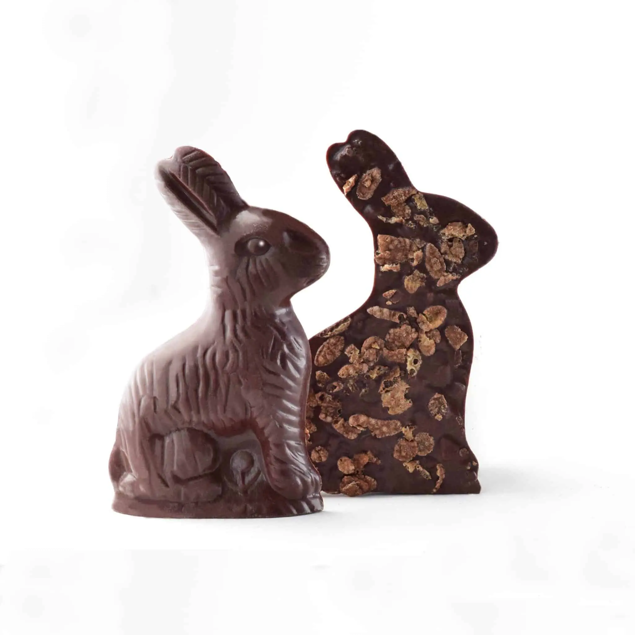 Dark Chocolate Crunchy Bunny | Lulubee Artisinal Chocolates