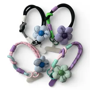 Phone Soft Rope Chain with Adorable Flower