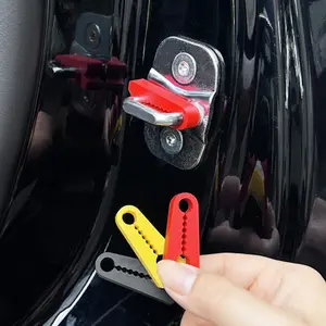 8pcs Car Door Shockproof Sound Insulation Pads, Universal Silicone Buffer Pads, Automotive Door Maintenance, Extend Lifespan, Anti-Collision Mats, Car Door Protector