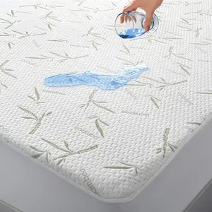 Bamboo Mattress Protector Hypoallergenic & Breathable Waterproof Mattress Cover