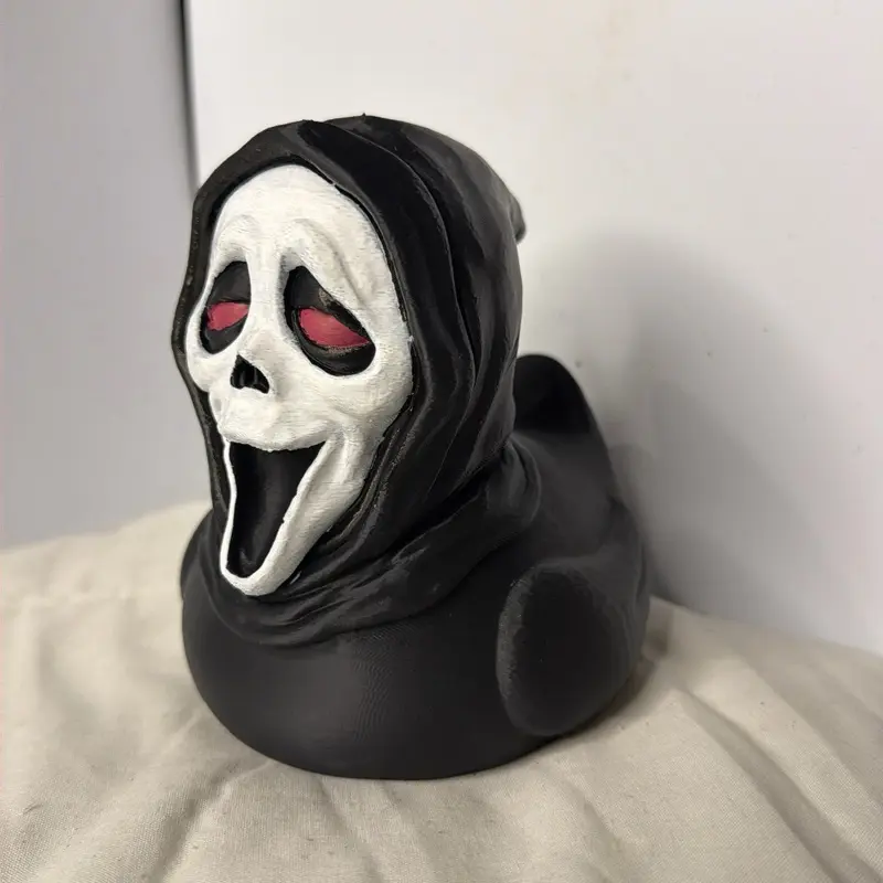 Masked horror duck