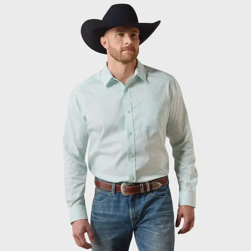 10073897 Blue Glow Southwest Crosses Everything Classic Fit Shirt