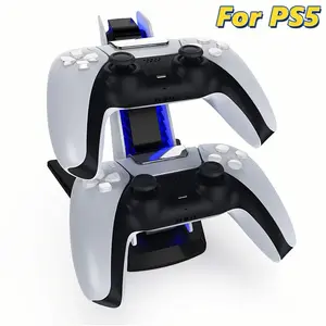 For Sony Playstation 5 Fast Charging Dock Cradle for PS5 Wireless Joystick Dual Fast Charger Docking Station Game Accessories ALLOYSEED