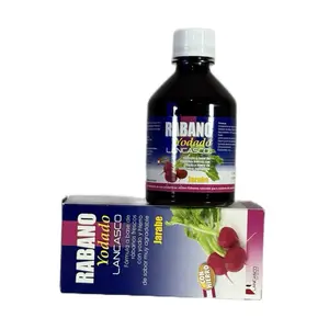 Lancasco Rabano Yodado Fortified with Iron Radish IODATED Syrup 240mL - N Fitness utritional Supplement for Immune Support & Thyroid Health with Essential Vitamins & Minerals - Boost Healthcare Fitness Healthcare Dietary Edible