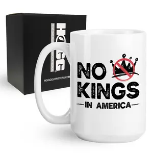 No Kings In America Coffee Mug