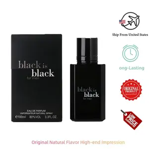 Lemon cedar woody fragrance Black² For Men & Women  Perfume EDP 3.4oz Black is black Aromatic fragrance DAWNAURA Spray long lasting Daily Clothing Decor/campus/dating/party/work Best seller Unisex