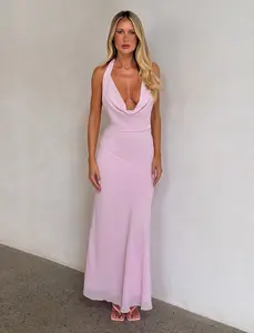 ZYLA MAXI DRESS - BABY PINK
