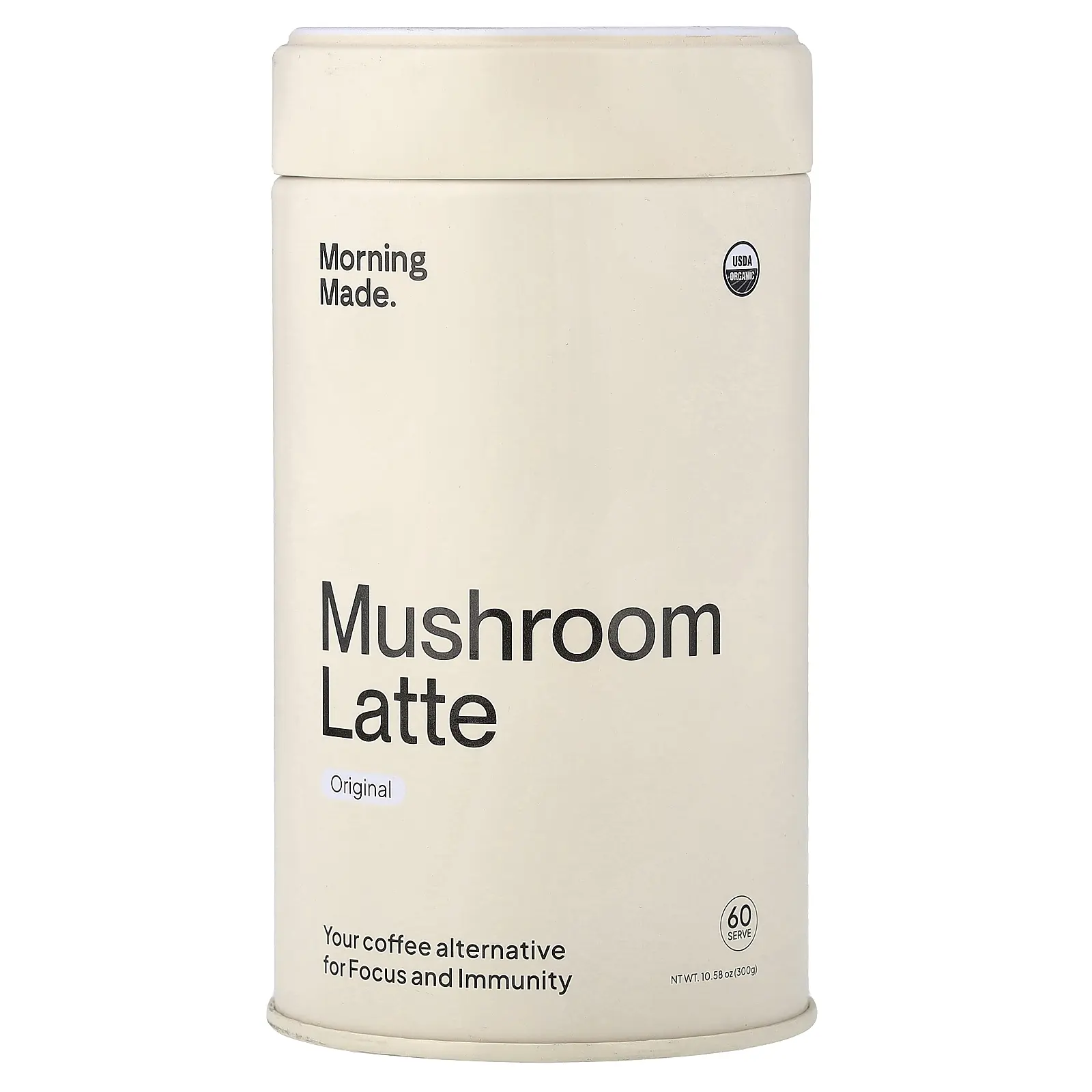 Morning Made Mushroom Latte, Original, 10.58 oz (300 g)