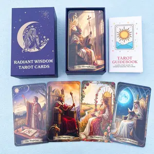 Renaissance Tarot Deck Set, Beginner Tarot Cards, Includes Guidebook, Divination Card Fortune Telling Tool, Minor Cards, Ideal for Beginners