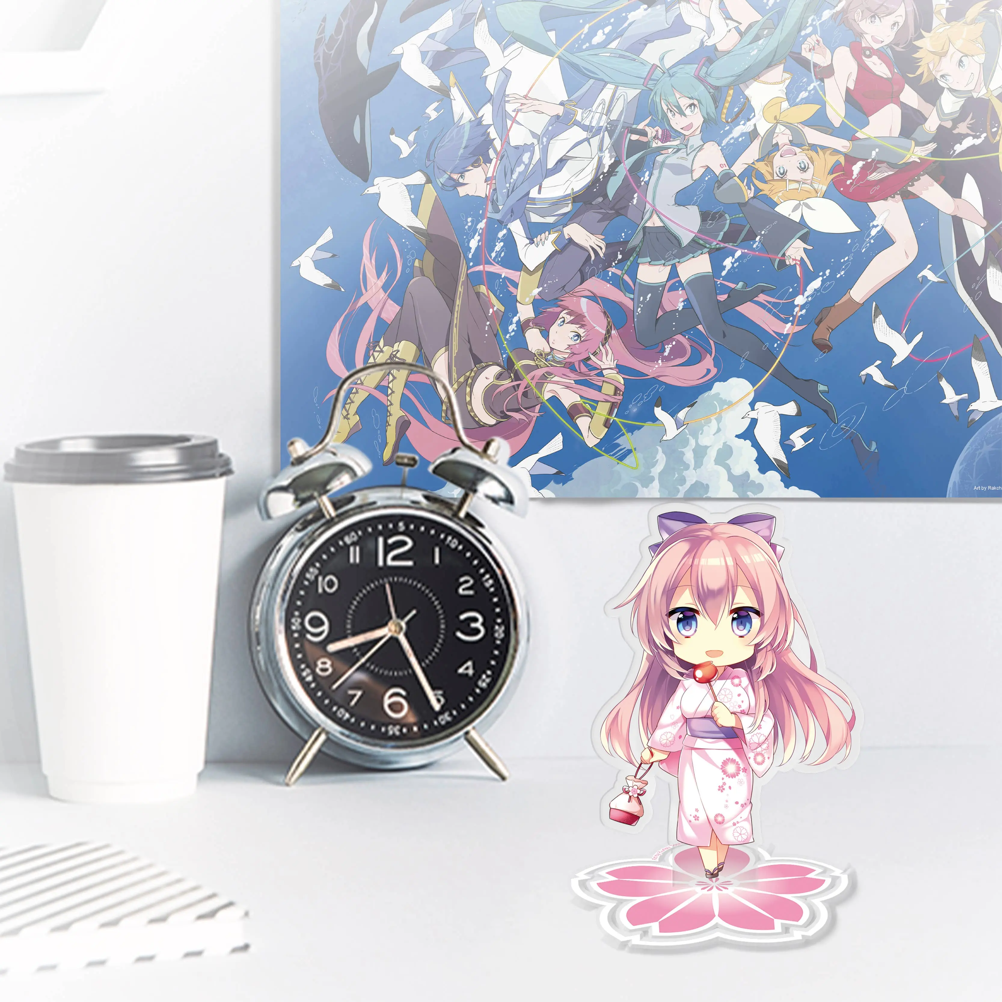 Hatsune Miku Sakura Megurine Luka 4" Acryl® Acrylic Stand