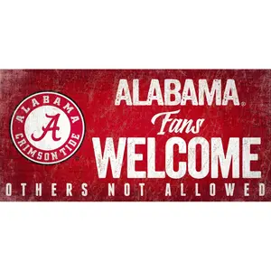 212 MAIN College Sports Team Theme Wooden Decor Sign - 12x6 in Rectangle Design Signage, Rope Hanger, Hanging Wall Decor for Sports Fans
