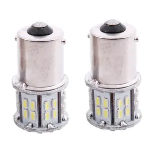 2x 1156 BA15S 382 P21W White 50 SMD LED Car Tail Turn Signal Reverse Light Bulbs