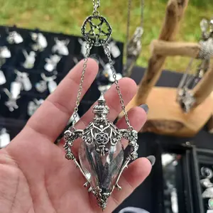 Vivianite "Corpse Crystal" Vial Necklace Vivianite "Corpse Crystal" Vial Necklace