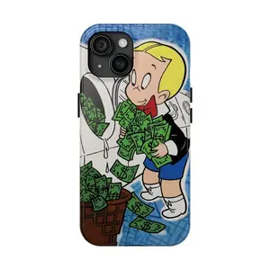 RICHIE RICH, Retro Cartoon Tough Phone Case, Durable Cover cute phonecase for Phone 17 16 15 14 13 12 11 Pro Max Plus