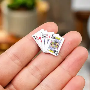 Mini Poker Set - Portable, Water-Resistant Playing Cards | Blind Box Random Collectible Card Game for Dorm, Camping, Tabletop Fun | Social Icebreaker, Pocket Travel Game, Must-Have Party Card Toy, Playing Card Print